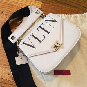 Valentino VLTN White Crossbody Bag